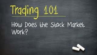 Trading 101 How Does the Stock Market Work [upl. by Etram]