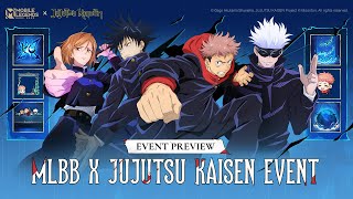 Event Preview  MLBB X Jujutsu Kaisen  Mobile Legends Bang Bang [upl. by Soirtemed636]