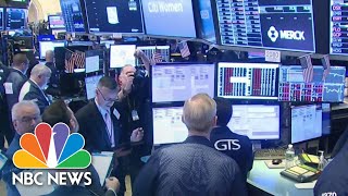 Stock Trading Halted After Markets Plunge At Market Open  NBC News [upl. by Ahse]