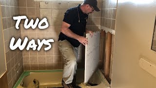 How To Remove BathtubShower Wall Tiles [upl. by Findley461]