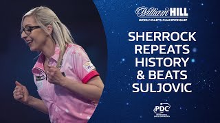 FALLON SHERROCK DEFEATS SULJOVIC  201920 World Championship [upl. by Chemush]