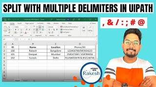 HOWTO Split with Multiple Delimiters in UiPath [upl. by Case173]