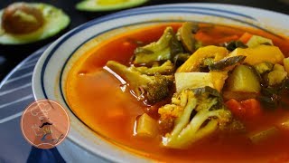 Sopa de Verduras Nutritiva y Deliciosa [upl. by Burrton911]