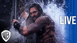 Aquaman  Making an Underwater World Behind The Scenes Livestream  Warner Bros Entertainment [upl. by Ellennoj756]