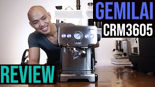 The Gemilai CRM3605 Espresso Machine Review [upl. by Nycila359]