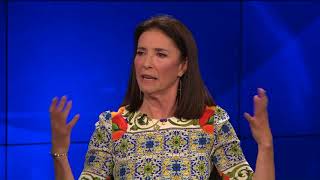 Mimi Rogers on the OnCamera Kisses in quotAffairs of Statequot [upl. by Nihs]