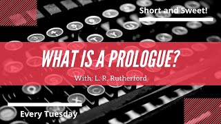 What is a prologue How is it used in literature [upl. by Aicnetroh]