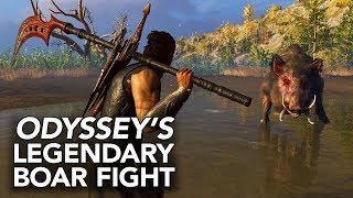 How To Defeat Assassin’s Creed Odysseys Legendary Boar [upl. by Buine]