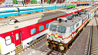 Bangalore Rajdhani Express  Indian Railways Trains Simulator  Train Games [upl. by Marquet420]