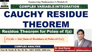 Cauchy Residue Theorem  Cauchy Residue Theorem Solved Problems  Residue Theorem [upl. by Selemas]