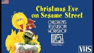 Christmas Eve on Sesame Street VHS 1987 USA [upl. by Nicol]