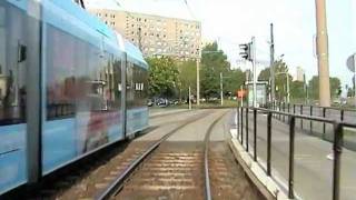 Führerstandsmitfahrt Straßenbahn Chemnitz CVAG  Gablenz  Hutholz [upl. by Samaj]