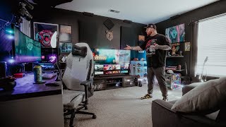 My DREAM Gaming Setup  Stream Room Tour [upl. by Cristoforo]