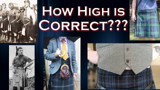 How High Do You Wear a Traditional Kilt [upl. by Brandenburg]