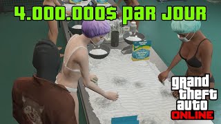 COMMENT JE FARM 4000000 PAR JOUR 3 Méthodes  GTA Online [upl. by Nod]