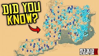 Red Dead Redemption 2 DID YOU KNOW  The Map that Shows EVERYTHING Important [upl. by Airreis33]