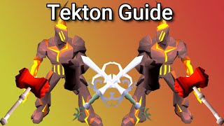 Beginners Guide to Tekton  How to Tekton  Old School RuneScape  OSRS [upl. by Bala]