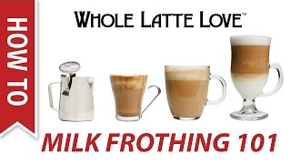 Milk Frothing for Beginners [upl. by Seton]