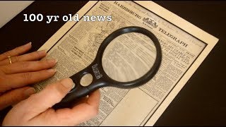 Asmr  Old News  Softly Spoken [upl. by Hgielac272]