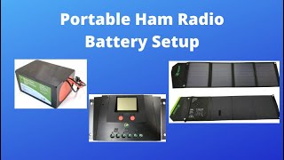 Portable Ham Radio Battery Setup [upl. by Suirtimid]