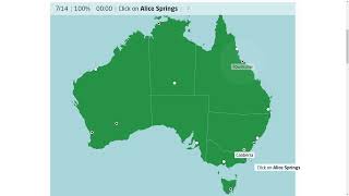 WR Australia Cities 6357 Seterra Geoguessr [upl. by Brownson]