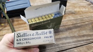 Sellier amp Bellot 65 Creedmoor 140gr FMJ [upl. by Nove]