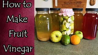 How to Make Fruit Vinegar [upl. by Dnalrag]