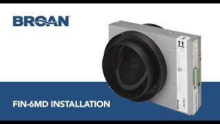 Broan® FRESH IN™ Motorized Supply Damper Installation Video [upl. by Coheman]