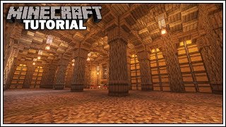 Minecraft Underground Storage Room Tutorial How to Build [upl. by Aicenaj]