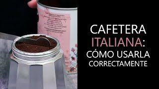 CÓMO USAR LA CAFETERA ITALIANA Guía básica para preparar café [upl. by Torruella]