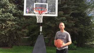 Spalding Hybrid Portable Basketball Hoop [upl. by Melak]