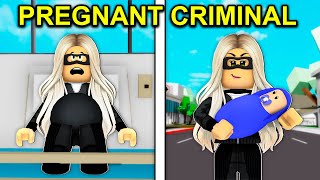 Pregnant CRIMINAL In Roblox Brookhaven [upl. by Soirtemed201]