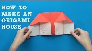 How to Make an Origami House EASY [upl. by Amesari739]