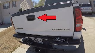 Chevrolet SilveradoGMC Tailgate Handle and Trim Install [upl. by Isadora]