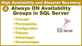 Always ON Availability Groups in SQL server  A HADR Solution  Ms SQL [upl. by Xuerd]