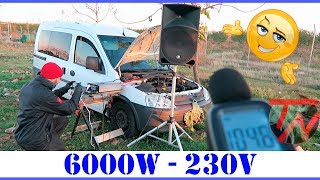 Probamos INVERSOR de 6000W MENUDA LOCURA el COCHE NO PUEDE MAS  Onda Pura 12V a 220V 230V 👨🏽‍🏭🧰 [upl. by Emixam906]