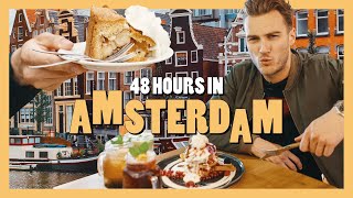 48 HOURS IN AMSTERDAM  ft Our Top 21 Restaurants amp Bars Incl Apple Pie Ribs amp Pancakes [upl. by Girardi923]