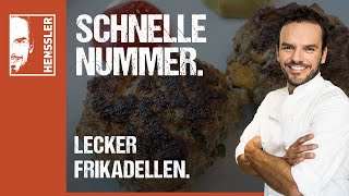 Schnelles Frikadellen Rezept von Steffen Henssler [upl. by Adnylem]