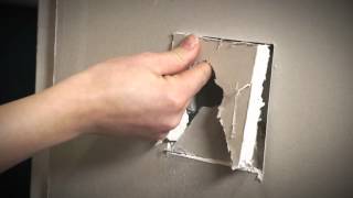 Bunnings DIY Hints and Tips  Fixing A Hole In The Wall [upl. by Zackariah]