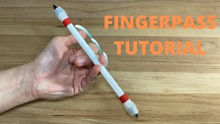 How to do the Finger pass  Penspinning Tutorial [upl. by Eidassac]