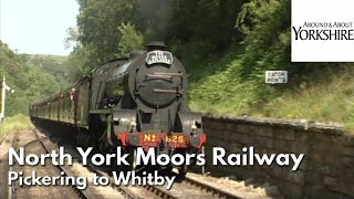 The North York Moors Railway from Pickering to Whitby [upl. by Ainak]