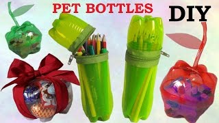 10 DIY Creative Ways to Reuse  Recycle Plastic Bottles part 1 [upl. by Allyson]