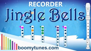 Jingle Bells  RECORDER Play AlongHow to Play [upl. by Adiol]