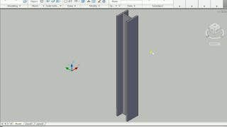 How to make I beam in AutoCAD [upl. by Mccready]