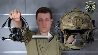 How to Mount a PELTOR ComTac Onto a Helmet [upl. by Marih721]