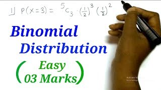 Binomial Distribution  Probability  Mathematics  0304 Marks  HSC12th Science Commerce amp Arts [upl. by Esinert]