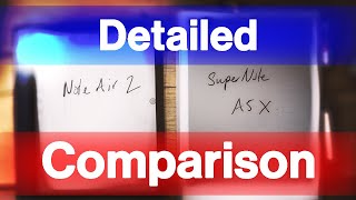 Boox Note Air 2 vs Supernote A5X  indepth comparison [upl. by Oriane]