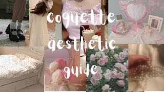 coquette aesthetic guide ♡ [upl. by Goddord]