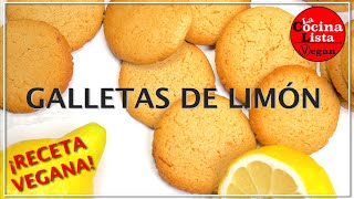 🍋GALLETAS DE LIMÓN🍋⎮RECETA VEGANA 😍 [upl. by Oikim]