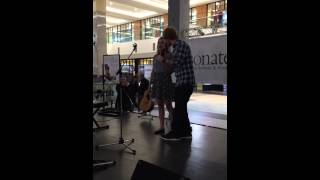 Ed surprises fan singing his song at the Mall [upl. by Aleemaj296]